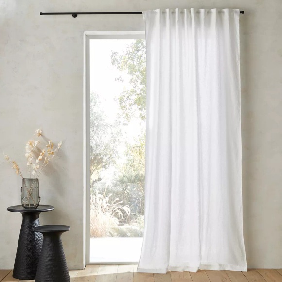 Vorhang Private Mit Faltenband Unisex Weiss 140x220cm