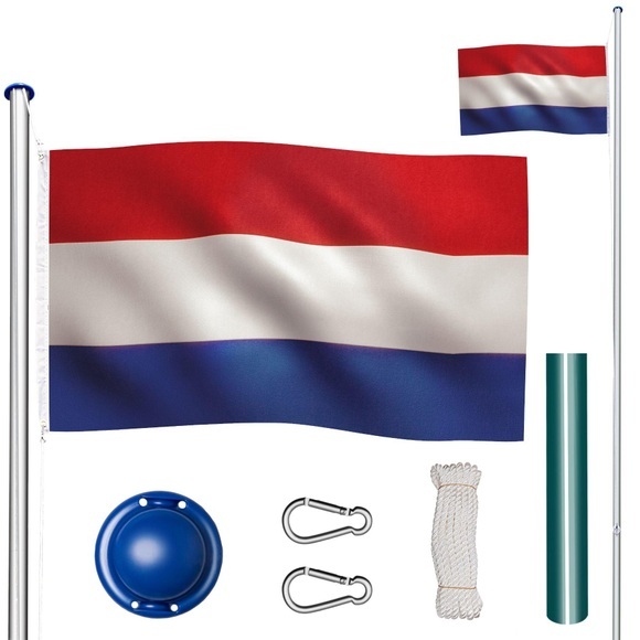Aluminium Fahnenmast Höhenverstellbar Unisex Multicolor ONE SIZE