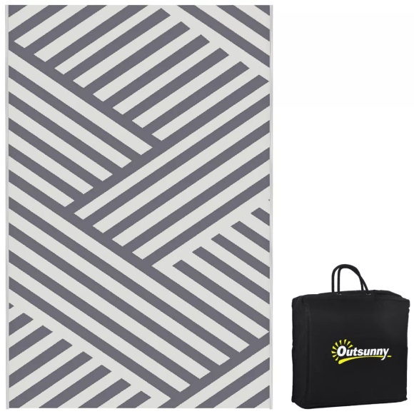Outsunny - Outdoorteppich, One Size