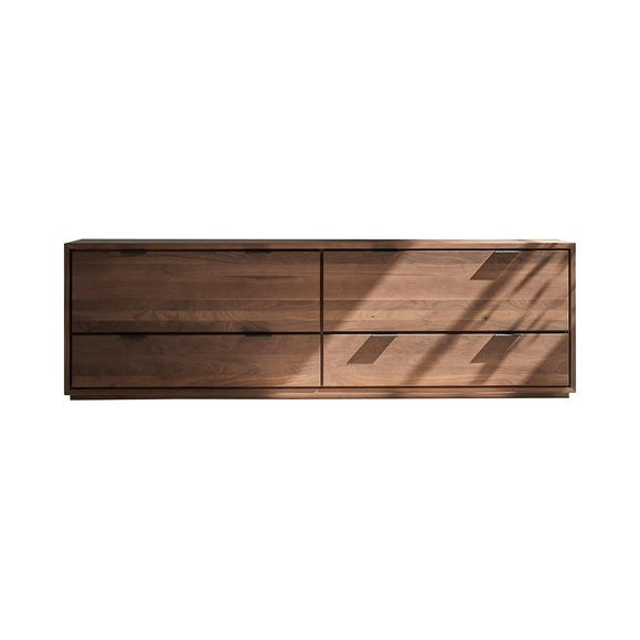TV-Schrank aus massivem Nussbaum 180 cm Senson TV-Schrank aus massivem Nussbaum 180 cm Senson