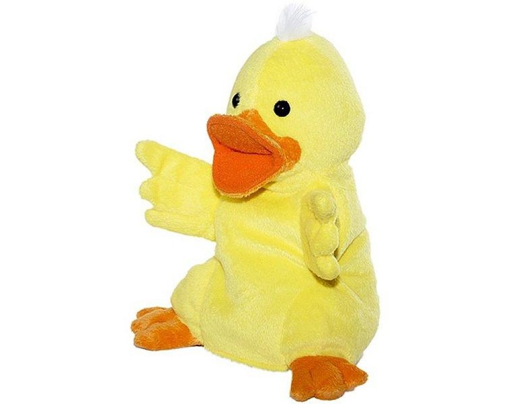 Bauer theatrello Handpuppe - Ente - gelb