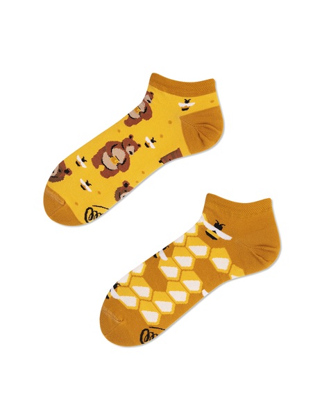 Honey Bear Sneakersocks - Herren 39-42