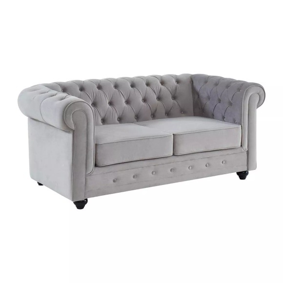 Sofa 2Sitzer Samt CHESTERFIELD Sofa 2Sitzer Samt CHESTERFIELD