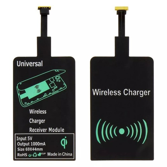 Avizar Qi Charger Kit und Micro-USB Wireless Charging Receiver - Schwarz