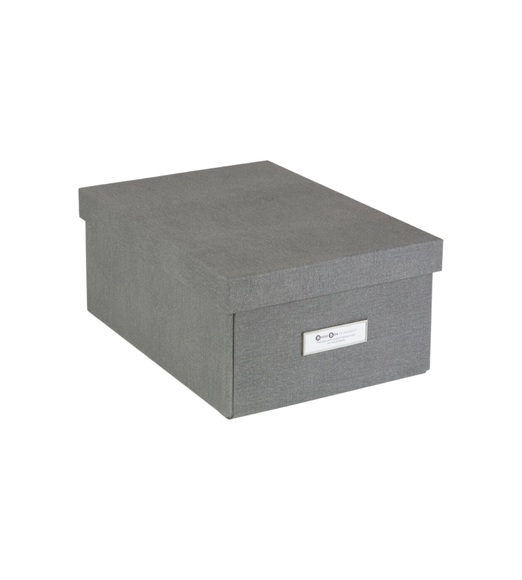 KARIN Aufbewahrungsbox Grau Canvas KARIN Aufbewahrungsbox Grau Canvas