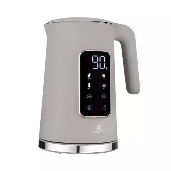 Berlinger, Wasserkocher, Berlinger Wasserkocher 1.7L matt taupe Wasserkocher,