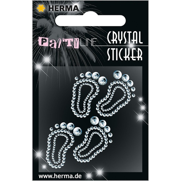 Herma Stickers Motivsticker Babyfüsse, 1 Stück