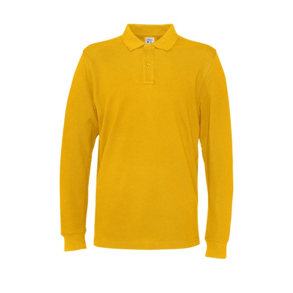 Tshirt Langärmlig Unisex Gelb 4XL