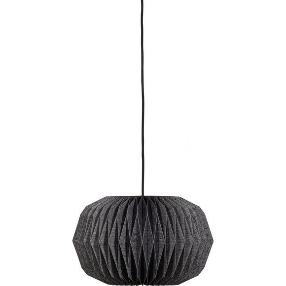 Hängelampe Globe Papier schwarz 44