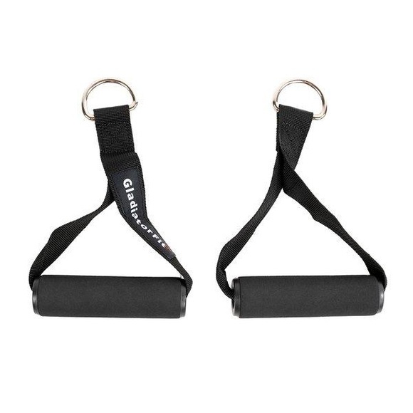 Schaumstoffgepolsterte Ziehgriffe (2er-set) Unisex Schwarz ONE SIZE