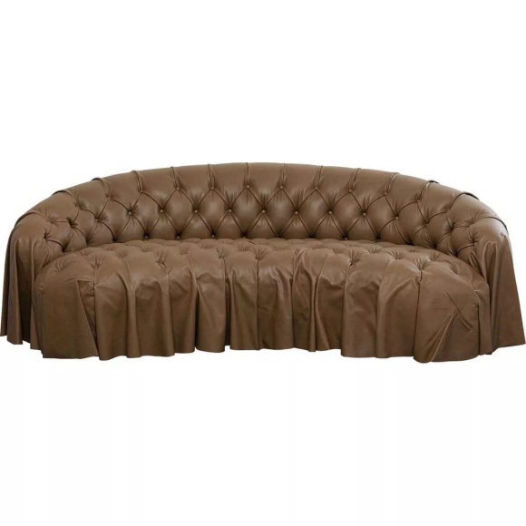 KARE Design - Sofa 3-Sitzer Drapes 226, One Size, Braun