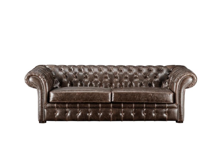 Chesterfield Ledersofa 3Sitzer CLOTAIRE Vintage Leder Chesterfield Ledersofa 3Sitzer CLOTAIRE Vintage Leder