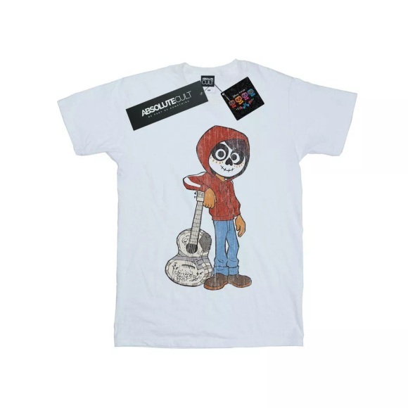Coco Miguel With Guitar Tshirt Jungen Weiss 128