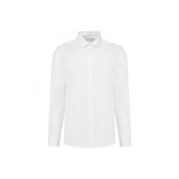Kariban - Langarmshirt Oxford Pinpoint, XL