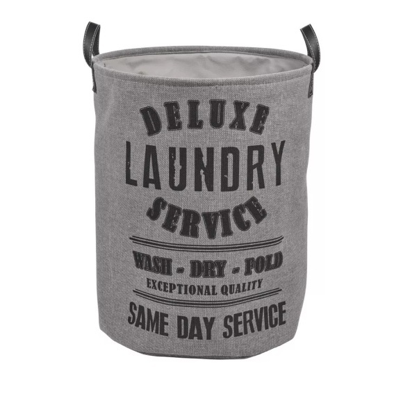 DiAqua Wäschekorb Laundry Service grau