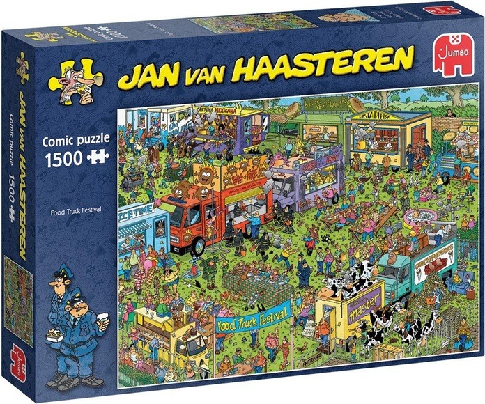 Jumbo 20042 - Jan van Haasteren, Food Truck Festival, Comic-Puzzle,