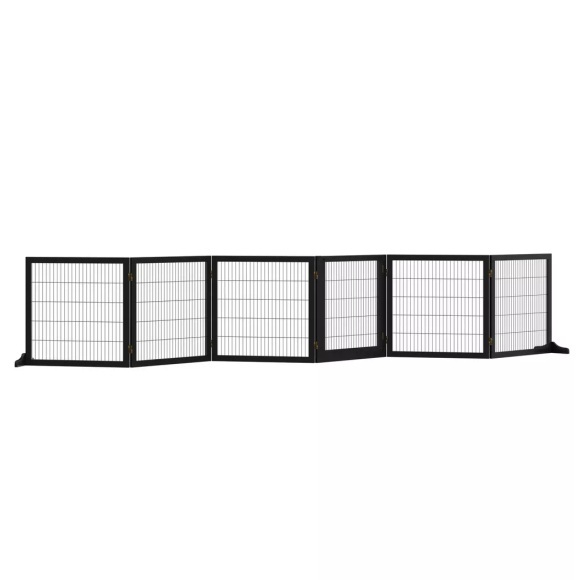 PawHut - Hunde-Absperrgitter, One Size, Schwarz