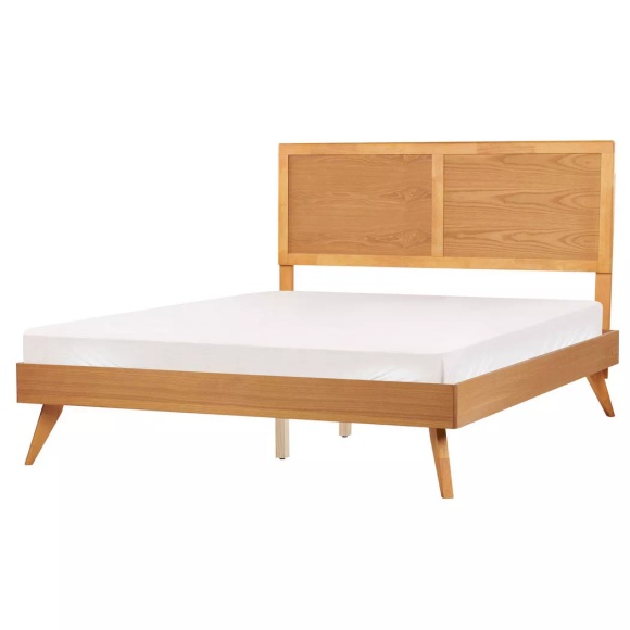 Bett mit Lattenrost aus MDF-Platte Rustikal ISTRES Bett mit Lattenrost aus MDF-Platte Rustikal ISTRES