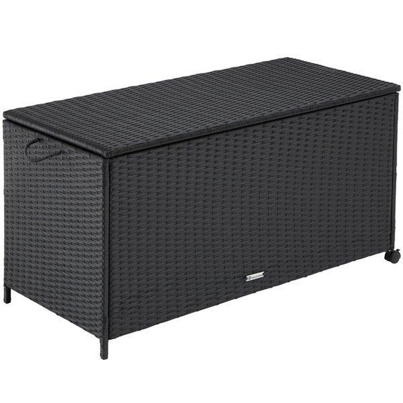 Auflagenbox mit Aluminiumgestell und Rollen Auflagenbox mit Aluminiumgestell und Rollen