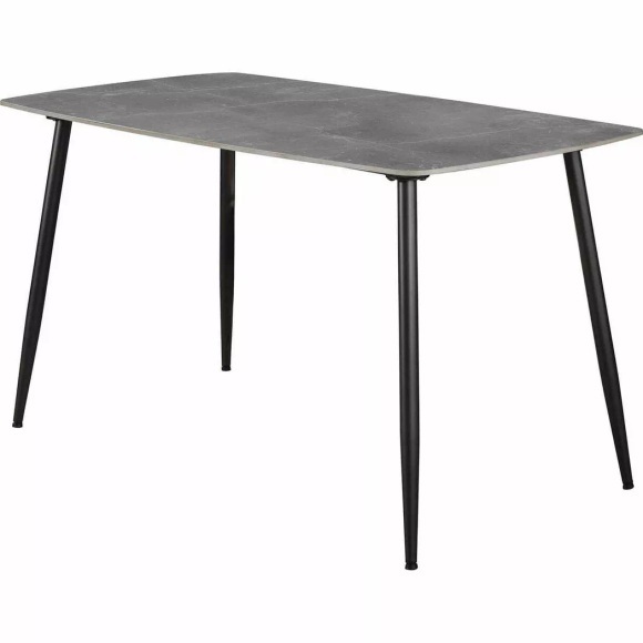 Esstisch Keramik hellgrau 140x80 Esstisch Keramik hellgrau 140x80