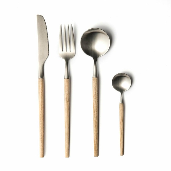 Besteck-set Emako Unisex Braun ONE SIZE