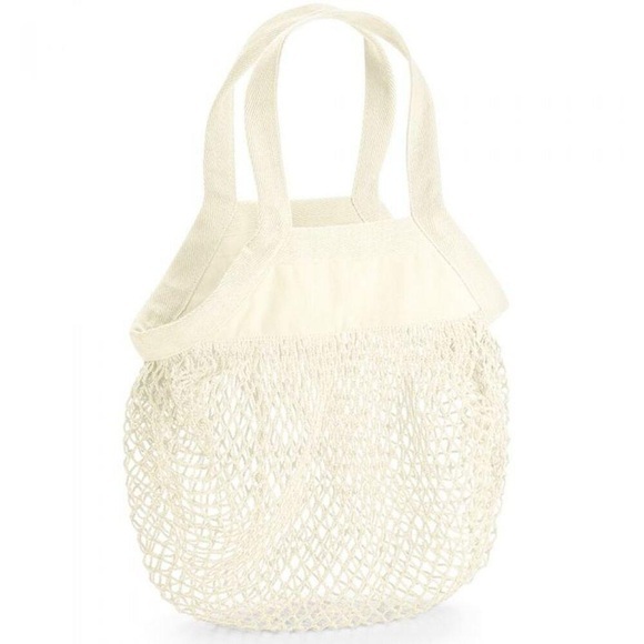 Einkaufstasche Mini, Biobaumwolle Damen Beige ONE SIZE