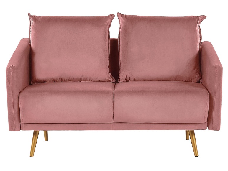 2 Sitzer Sofa aus Samtstoff Retro MAURA 2 Sitzer Sofa aus Samtstoff Retro MAURA