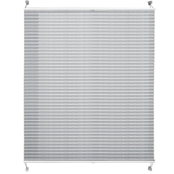 Faltrollo | Magic Large | Länge: 200 Cm | Ohne Bohren | Für Alle Wohnbereiche Unisex Grau