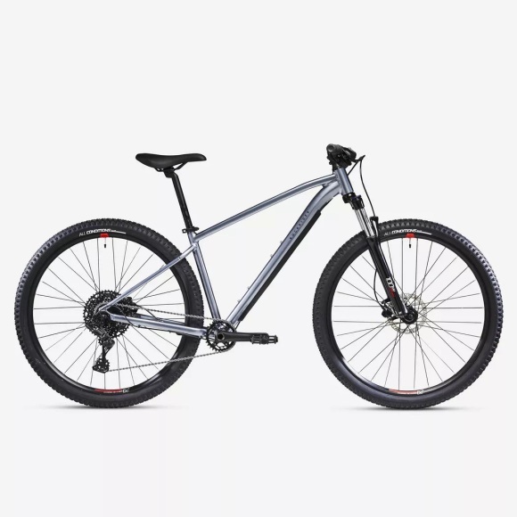 Mountainbike - Mtb Explore 520 29 Unisex Gewittergrau S-150-165CM