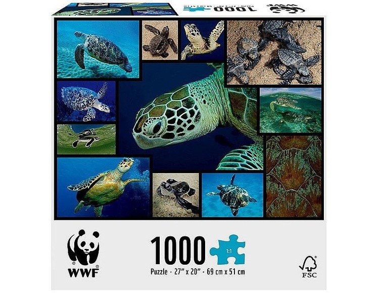 WWF Puzzle 7230056 - Meeresschildkröten, Puzzle,