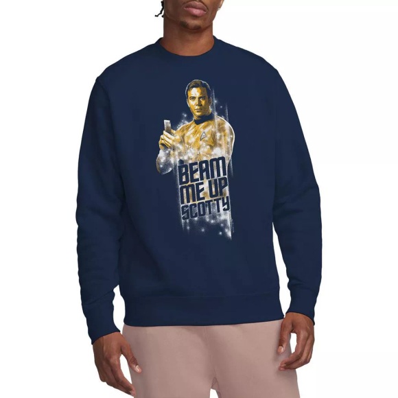 Star Trek - Beam Me Up Sweatshirt, für Herren, Marine, Größe S