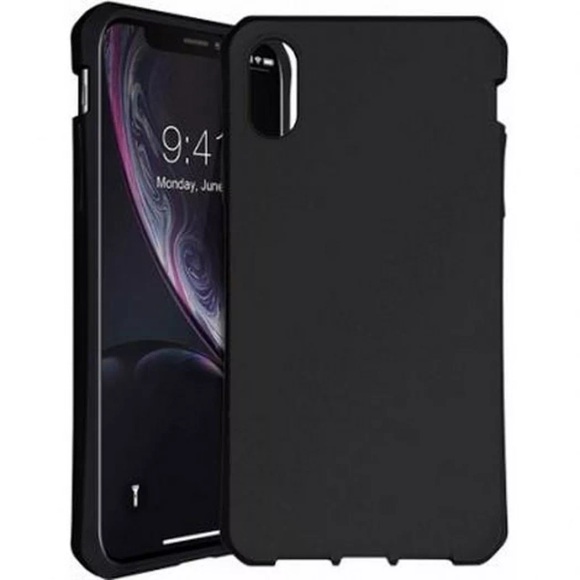 ITSkins - Feronia Bio iPhone Xr Gummi Schutzhülle Eco Friendly Biobasiert Nachhaltig Kompostierbar - Schwarz