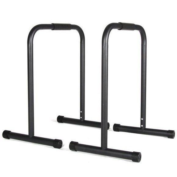 Parallele Stangen / Dip-station Aus Verstärktem Stahl Unisex Schwarz ONE SIZE