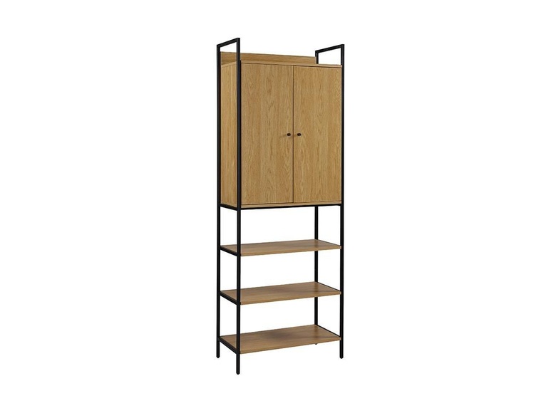 Garderobe TAPORA 2 Türen 3 Regale 1 Garderobe Eiche Garderobe TAPORA 2 Türen 3 Regale 1 Garderobe Eiche