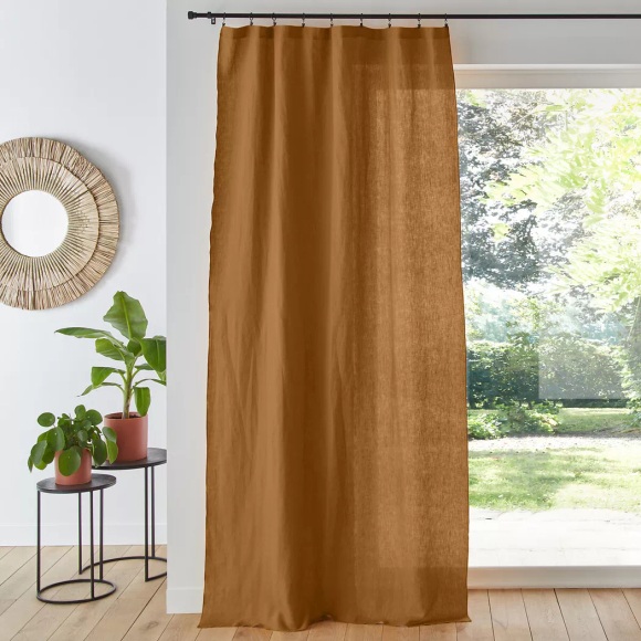 Vorhang Onega Unisex Braun 135x350CM