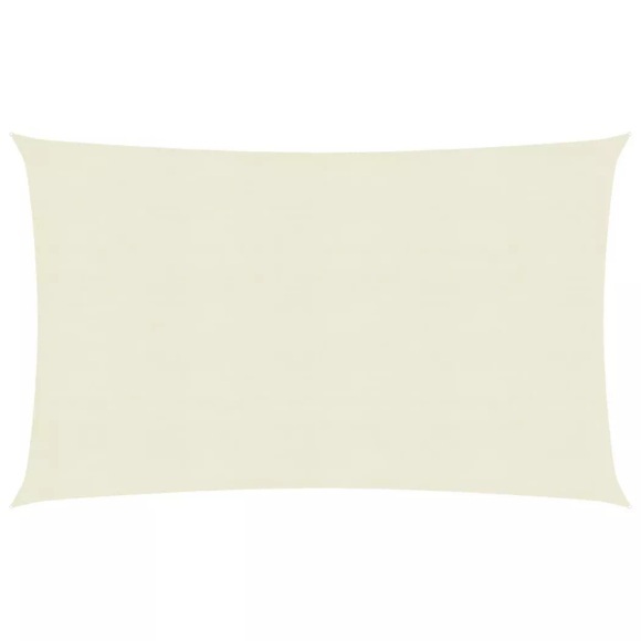 vidaXL Sonnensegel 160 g/m² Creme 5x7 m HDPE