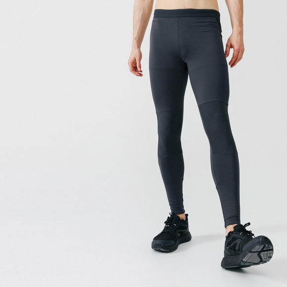Laufhose Lang Tights Warm+ Herren Grau Herren Grau S