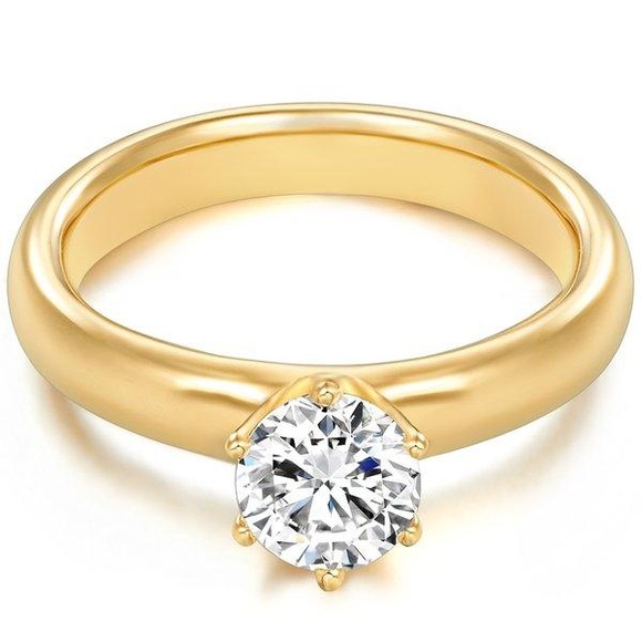 Damen Ring Damen Gelbgold 54