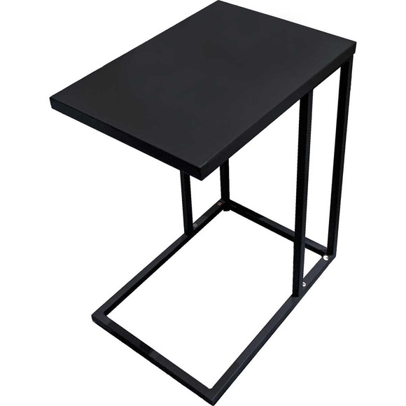 Garten Beistelltisch Dorea Stahl 43x30 Unisex Schwarz ONE SIZE