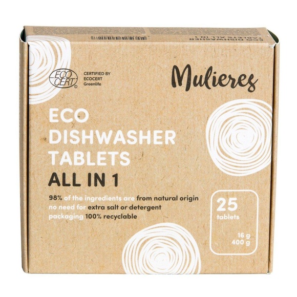 Eco Spülmaschinen Tabs All In 1 Unisex Braun 25 pezzi