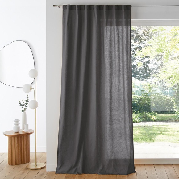 Vorhang Scénario Unisex Grau 135x350CM