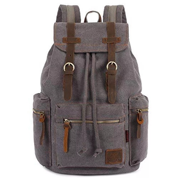 Vintage Rucksäcke 15 Zoll, Schulrucksack Daypack Retro Stylisch Backpack Für Outdoor Wanderreise Herren Multicolor ONE SIZE