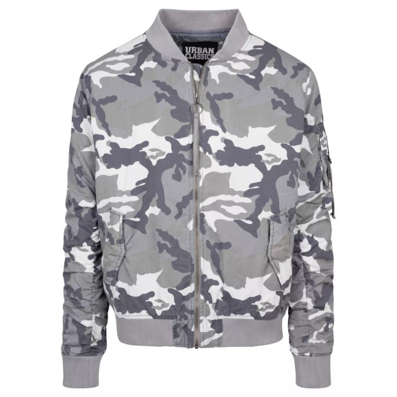 Urban classics - VINTAGE COTTON bomber pilot pilot jacket