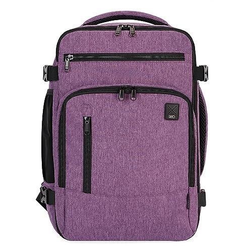 Rucksack 40 X 20 X 25 Cm Für Ryanair Flugzeug Reise-rucksack Handgepäck Laptop Tagesrucksäcke Pet Recycled Umweltfreundlicher Rucksack Wasserdicht Unter Sitz 20 L Klein, Pink Herren Violett ONE SIZE