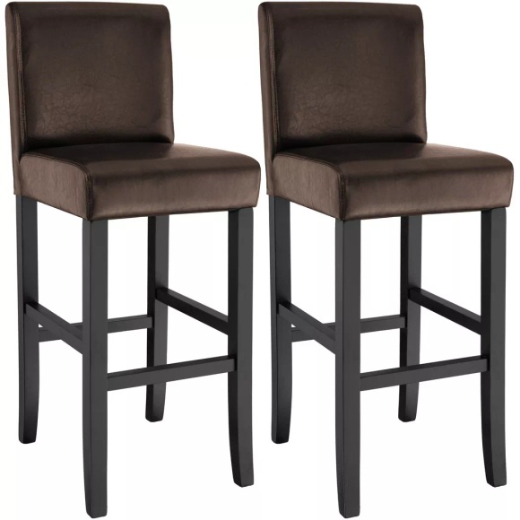 2 Barhocker aus Kunstleder 2 Barhocker aus Kunstleder