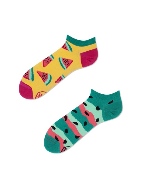 Watermelon Splash Sneakersocks - Herren 39-42