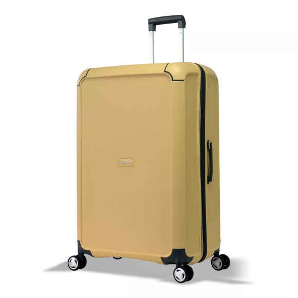 Eminent - Aegis Expandable Großer Koffer 4 Rollen Gelb, 77 CM, Gelb Pastel
