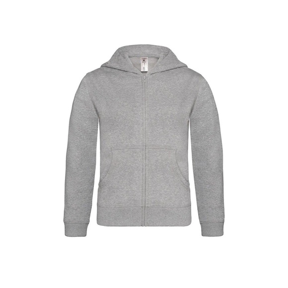 B&c Weste Mit Kapuze Unifarben Jungen Grau 12-14A