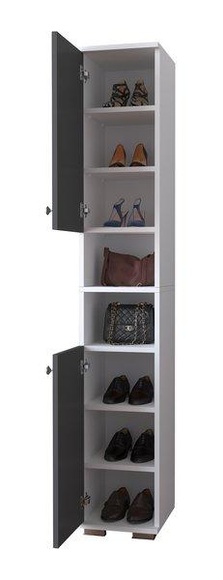 Holz schmaler Schuhschrank Schuhregal Schrank Dielenmöbel Gados M Holz schmaler Schuhschrank Schuhregal Schrank Dielenmöbel Gados M