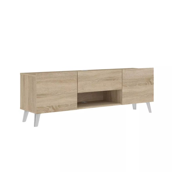 Tv-möbel Mit 2 Türen Und 1 Schublade Brighton 2 Unisex Braun ONE SIZE